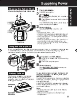 Предварительный просмотр 9 страницы Panasonic Palmcorder PV-L353 Operating Instructions Manual