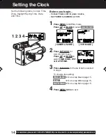 Предварительный просмотр 14 страницы Panasonic Palmcorder PV-L353 Operating Instructions Manual