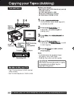 Предварительный просмотр 22 страницы Panasonic Palmcorder PV-L353 Operating Instructions Manual