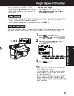 Предварительный просмотр 25 страницы Panasonic Palmcorder PV-L353 Operating Instructions Manual