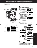 Предварительный просмотр 31 страницы Panasonic Palmcorder PV-L353 Operating Instructions Manual