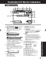 Предварительный просмотр 33 страницы Panasonic Palmcorder PV-L353 Operating Instructions Manual