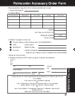 Предварительный просмотр 37 страницы Panasonic Palmcorder PV-L353 Operating Instructions Manual