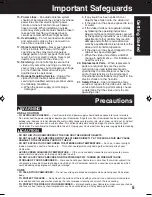 Предварительный просмотр 5 страницы Panasonic Palmcorder PV-L354 Operating Instructions Manual