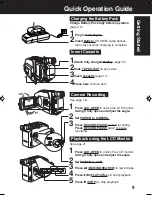 Предварительный просмотр 9 страницы Panasonic Palmcorder PV-L354 Operating Instructions Manual