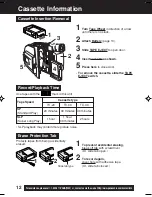 Предварительный просмотр 12 страницы Panasonic Palmcorder PV-L354 Operating Instructions Manual