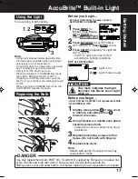 Предварительный просмотр 17 страницы Panasonic Palmcorder PV-L354 Operating Instructions Manual