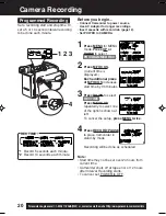 Предварительный просмотр 20 страницы Panasonic Palmcorder PV-L354 Operating Instructions Manual