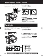 Предварительный просмотр 24 страницы Panasonic Palmcorder PV-L354 Operating Instructions Manual