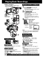 Preview for 20 page of Panasonic Palmcorder PV-L552 Operating Instructions Manual