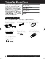 Preview for 2 page of Panasonic Palmcorder PV-L552 Operating Manual