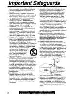 Preview for 4 page of Panasonic Palmcorder PV-L560 User Manual