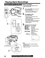 Preview for 26 page of Panasonic Palmcorder PV-L560 User Manual