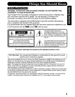 Предварительный просмотр 3 страницы Panasonic Palmcorder PV-L568 User Manual