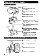 Предварительный просмотр 8 страницы Panasonic Palmcorder PV-L568 User Manual