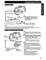 Предварительный просмотр 11 страницы Panasonic Palmcorder PV-L568 User Manual