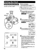 Предварительный просмотр 16 страницы Panasonic Palmcorder PV-L568 User Manual