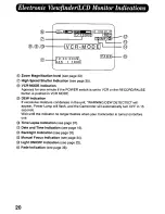 Предварительный просмотр 20 страницы Panasonic Palmcorder PV-L568 User Manual