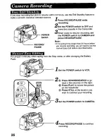 Предварительный просмотр 26 страницы Panasonic Palmcorder PV-L568 User Manual