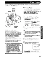 Предварительный просмотр 37 страницы Panasonic Palmcorder PV-L568 User Manual