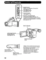 Предварительный просмотр 52 страницы Panasonic Palmcorder PV-L568 User Manual