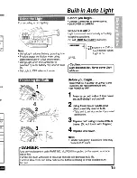 Preview for 15 page of Panasonic Palmcorder PV-L571 User Manual