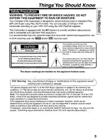 Preview for 3 page of Panasonic Palmcorder PV-L579 User Manual