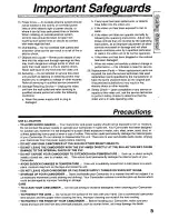 Preview for 5 page of Panasonic Palmcorder PV-L579 User Manual