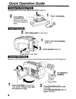 Preview for 8 page of Panasonic Palmcorder PV-L579 User Manual