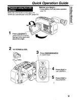 Preview for 9 page of Panasonic Palmcorder PV-L579 User Manual