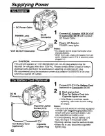 Preview for 12 page of Panasonic Palmcorder PV-L579 User Manual