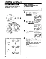 Preview for 18 page of Panasonic Palmcorder PV-L579 User Manual