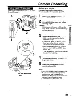 Preview for 21 page of Panasonic Palmcorder PV-L579 User Manual