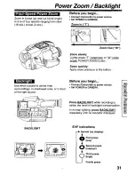 Предварительный просмотр 31 страницы Panasonic Palmcorder PV-L579 User Manual