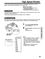 Предварительный просмотр 33 страницы Panasonic Palmcorder PV-L579 User Manual