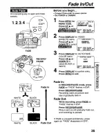 Предварительный просмотр 35 страницы Panasonic Palmcorder PV-L579 User Manual