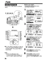 Предварительный просмотр 36 страницы Panasonic Palmcorder PV-L579 User Manual