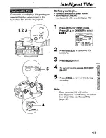 Предварительный просмотр 41 страницы Panasonic Palmcorder PV-L579 User Manual