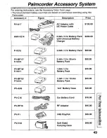 Preview for 49 page of Panasonic Palmcorder PV-L579 User Manual