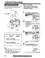 Preview for 24 page of Panasonic Palmcorder PV-L59 User Manual