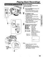 Preview for 25 page of Panasonic Palmcorder PV-L59 User Manual