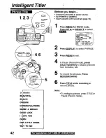 Preview for 42 page of Panasonic Palmcorder PV-L59 User Manual