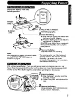 Preview for 7 page of Panasonic Palmcorder PV-L647 User Manual