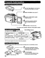 Предварительный просмотр 10 страницы Panasonic Palmcorder PV-L647 User Manual