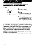 Preview for 40 page of Panasonic Palmcorder PV-L657 User Manual