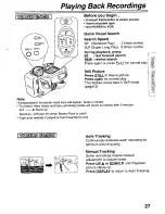 Preview for 27 page of Panasonic Palmcorder PV-L670 User Manual