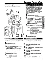 Предварительный просмотр 17 страницы Panasonic Palmcorder PV-L671 User Manual