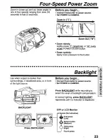 Предварительный просмотр 23 страницы Panasonic Palmcorder PV-L671 User Manual