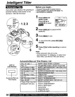 Предварительный просмотр 32 страницы Panasonic Palmcorder PV-L671 User Manual