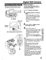 Предварительный просмотр 39 страницы Panasonic Palmcorder PV-L671 User Manual